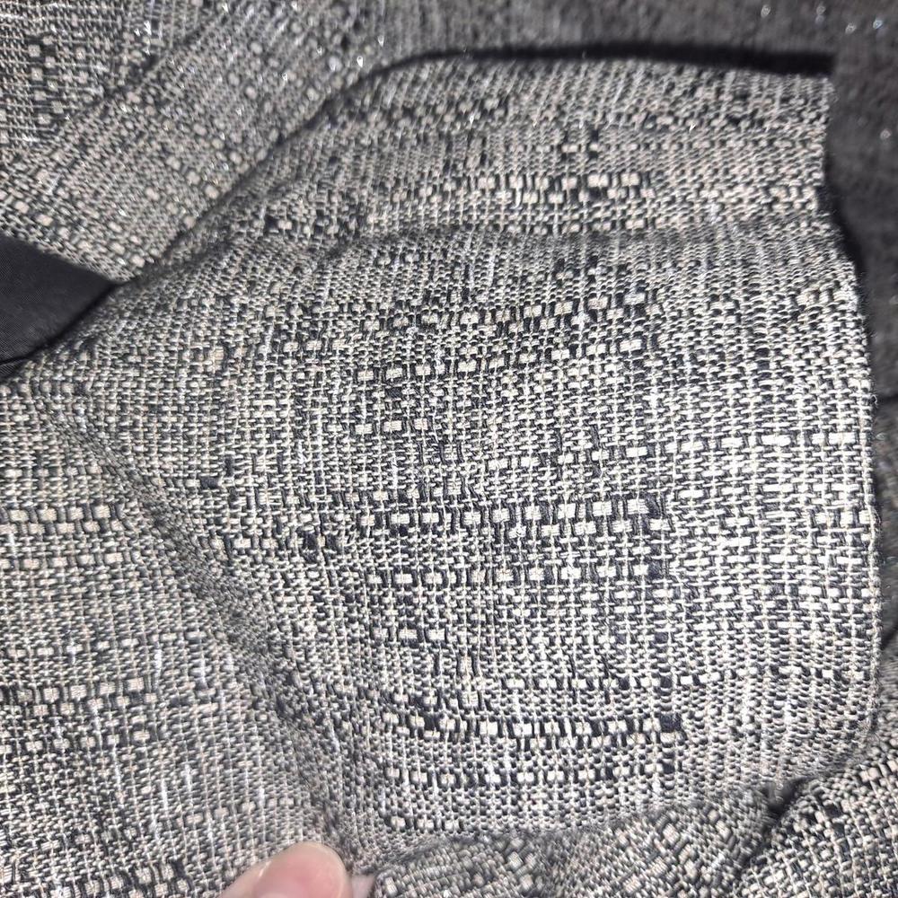New Kasper Open Front Gray White Black Blazer Size 16‎ - Picture 5 of 7